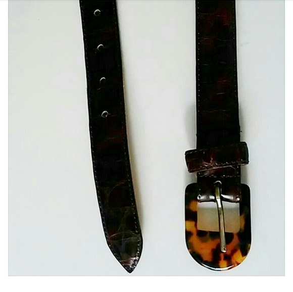 AVIGNON | Brown Leather Belt - Picture 2 of 8